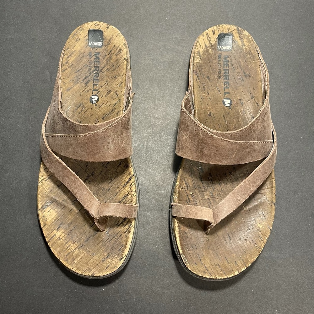 Merrell Sandals Open Toe 6.5 Brown